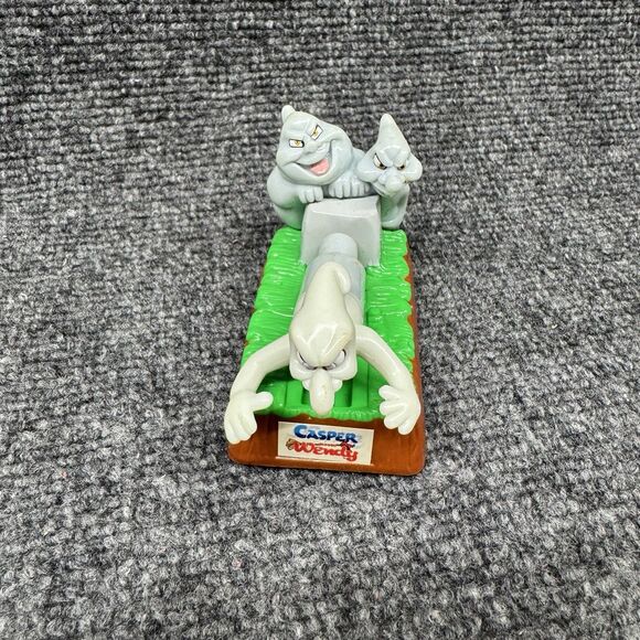RARE 1998 Fatso Stinkie Stretch 4.25" Burger King Action Figure Casper - Picture 4 of 10